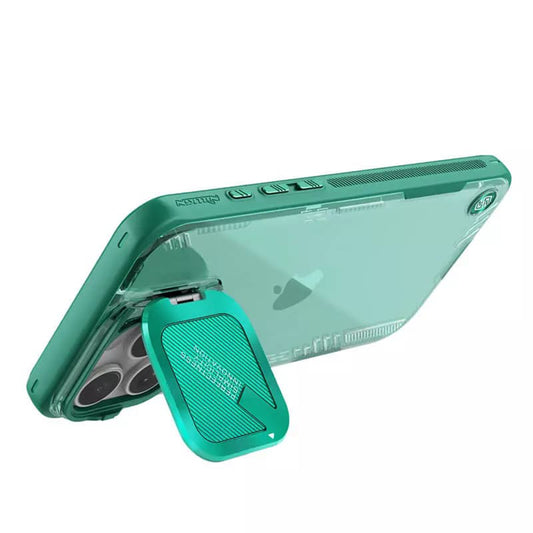 Hoes voor Apple iPhone 16 Pro Max, Nillkin, Iceblade Prop (zonder camerauitsparing), Groen