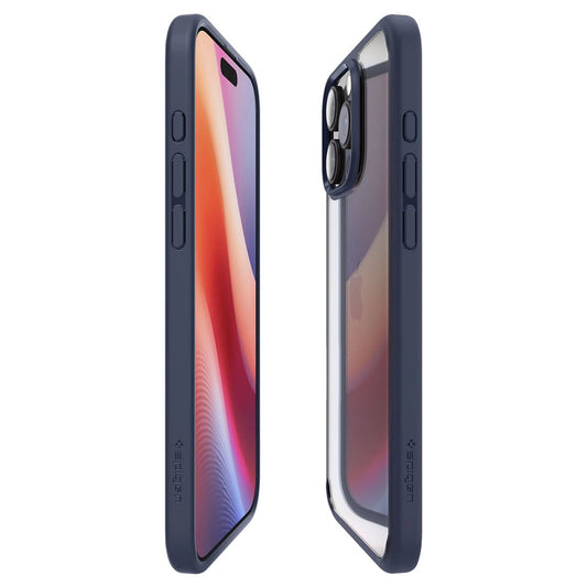 Hoes voor Apple iPhone 16 Pro Max, Spigen, Ultra Hybrid, Marineblauw