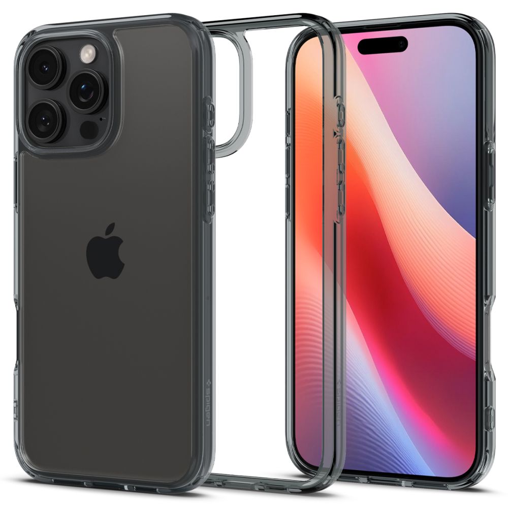 Hoes voor Apple iPhone 16 Pro Max, Spigen, Ultra Hybrid, Rookkleurig ACS07994