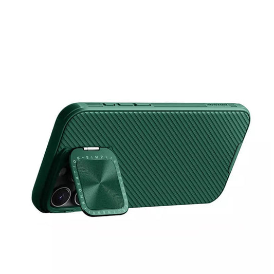 Hoes voor Apple iPhone 16 Pro, Nillkin, CamShield Prop, Groen