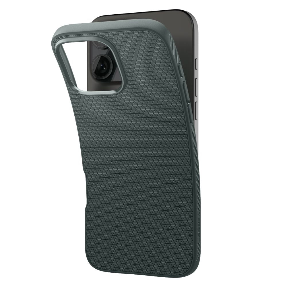 Hoes voor Apple iPhone 16 Pro, Spigen, Liquid Air, Groen ACS08119