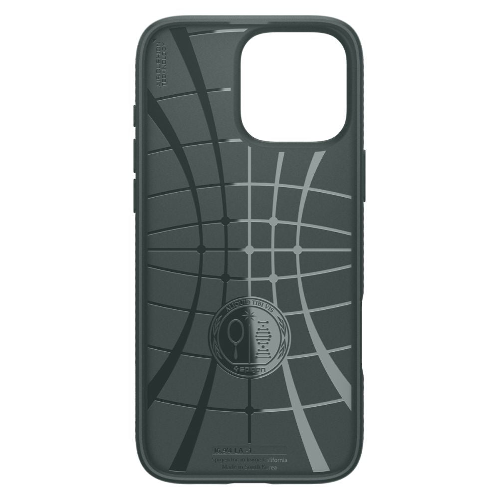 Hoes voor Apple iPhone 16 Pro, Spigen, Liquid Air, Groen ACS08119