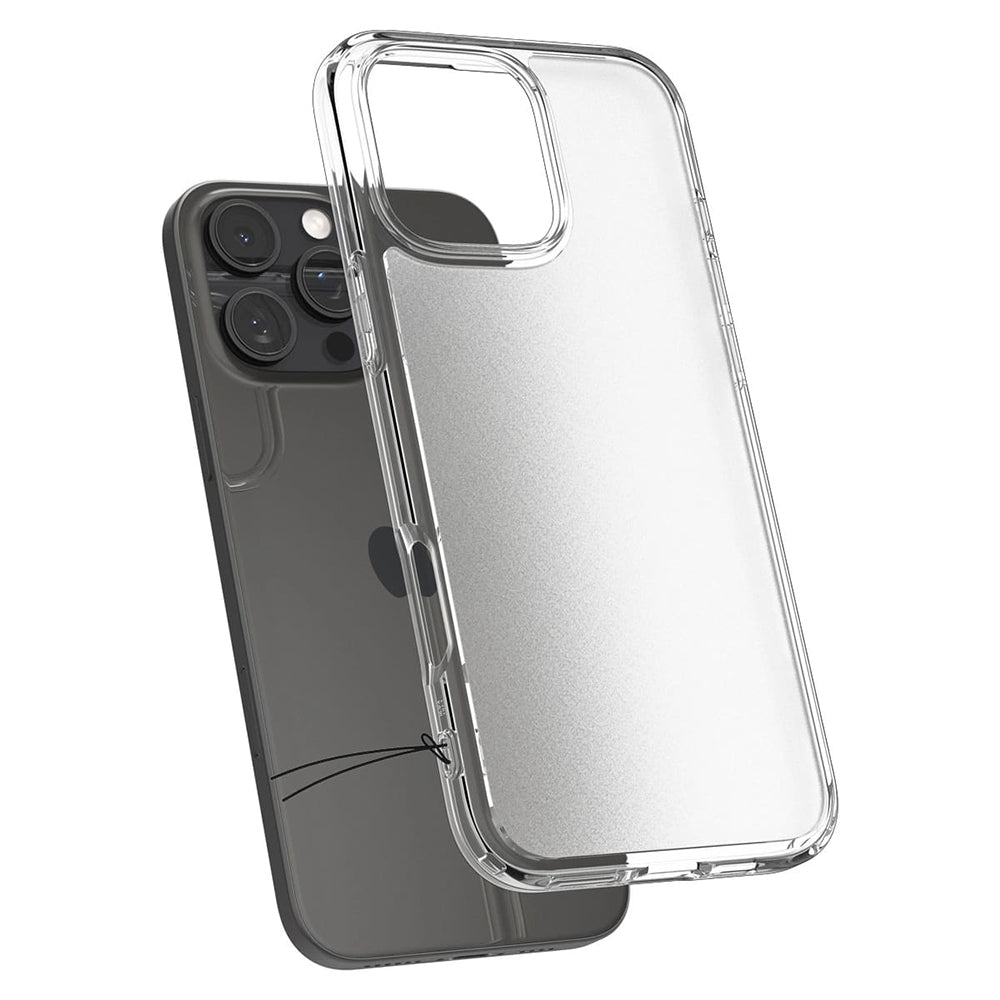 Hoes voor Apple iPhone 16 Pro, Spigen, Ultra Hybrid, Satijn Transparant ACS08122