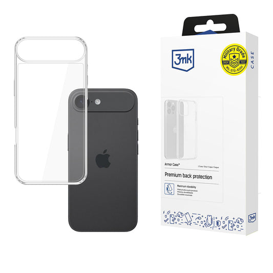 Hoes voor Apple iPhone 17 Air, 3MK, Armor, Transparant