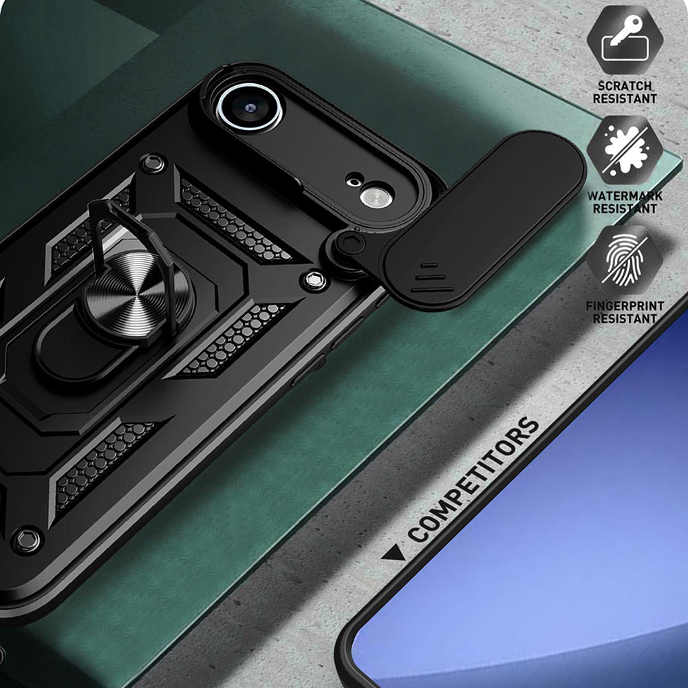 Hoes voor Apple iPhone 17 Air, Techsuit, CamShield, Blauw