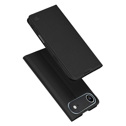 Hoes voor Apple iPhone 17 Air, Techsuit, Magskin Book, Zwart