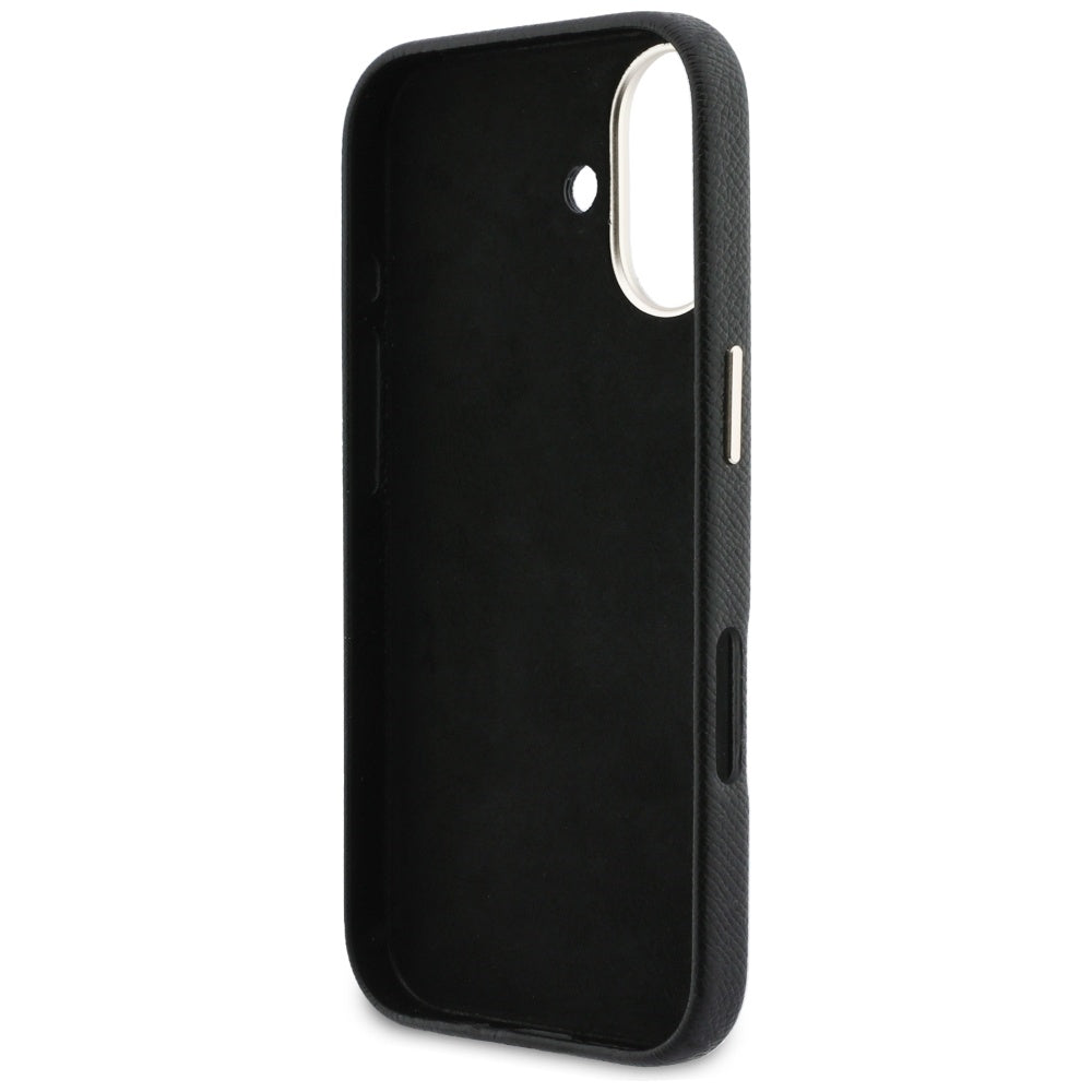 Hoes voor Apple iPhone 17, Guess, Resin Logo, Zwart