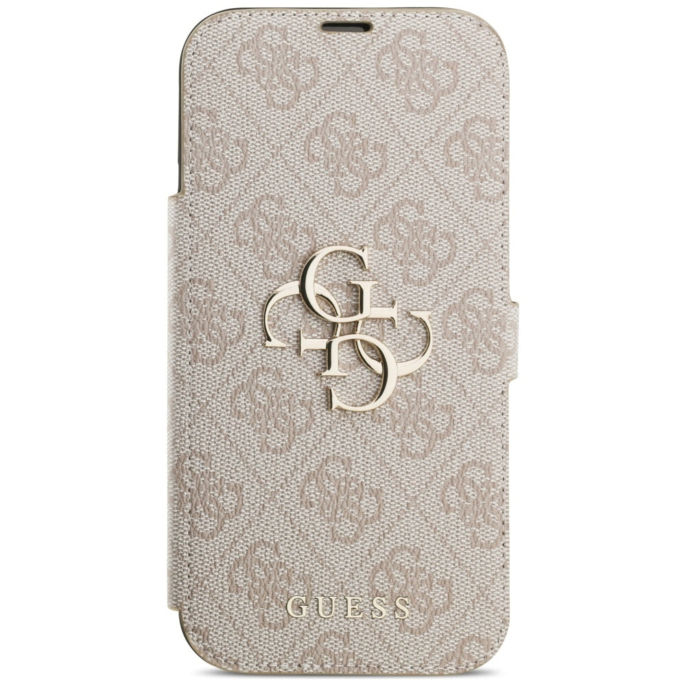 Hoes voor Apple iPhone 17 Pro, Guess, 4G Metal Logo, Roze