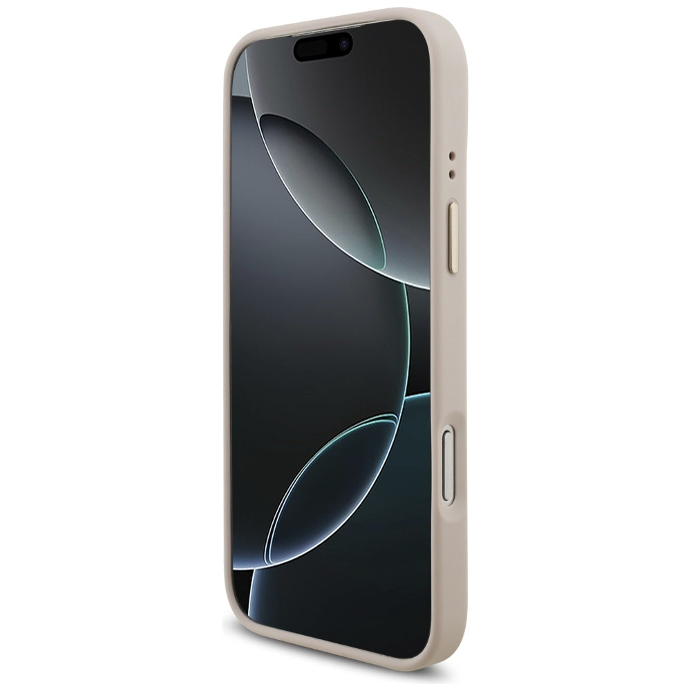 Hoes voor Apple iPhone 17 Pro Max, Guess, Big 4G Classic Logo met Grote Band, Roze