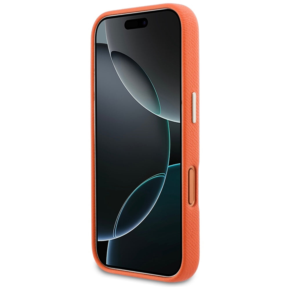 Hoes voor Apple iPhone 17 Pro Max, GUESS, Resin Logo, Oranje