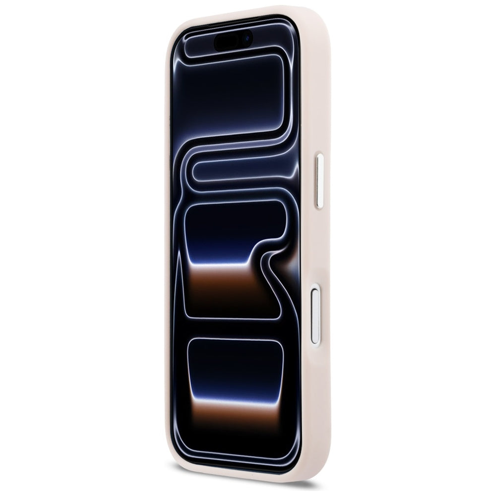 Hoes voor Apple iPhone 17 Pro Max, Karl Lagerfeld, Karl & Choupette Print met Zak, Roze