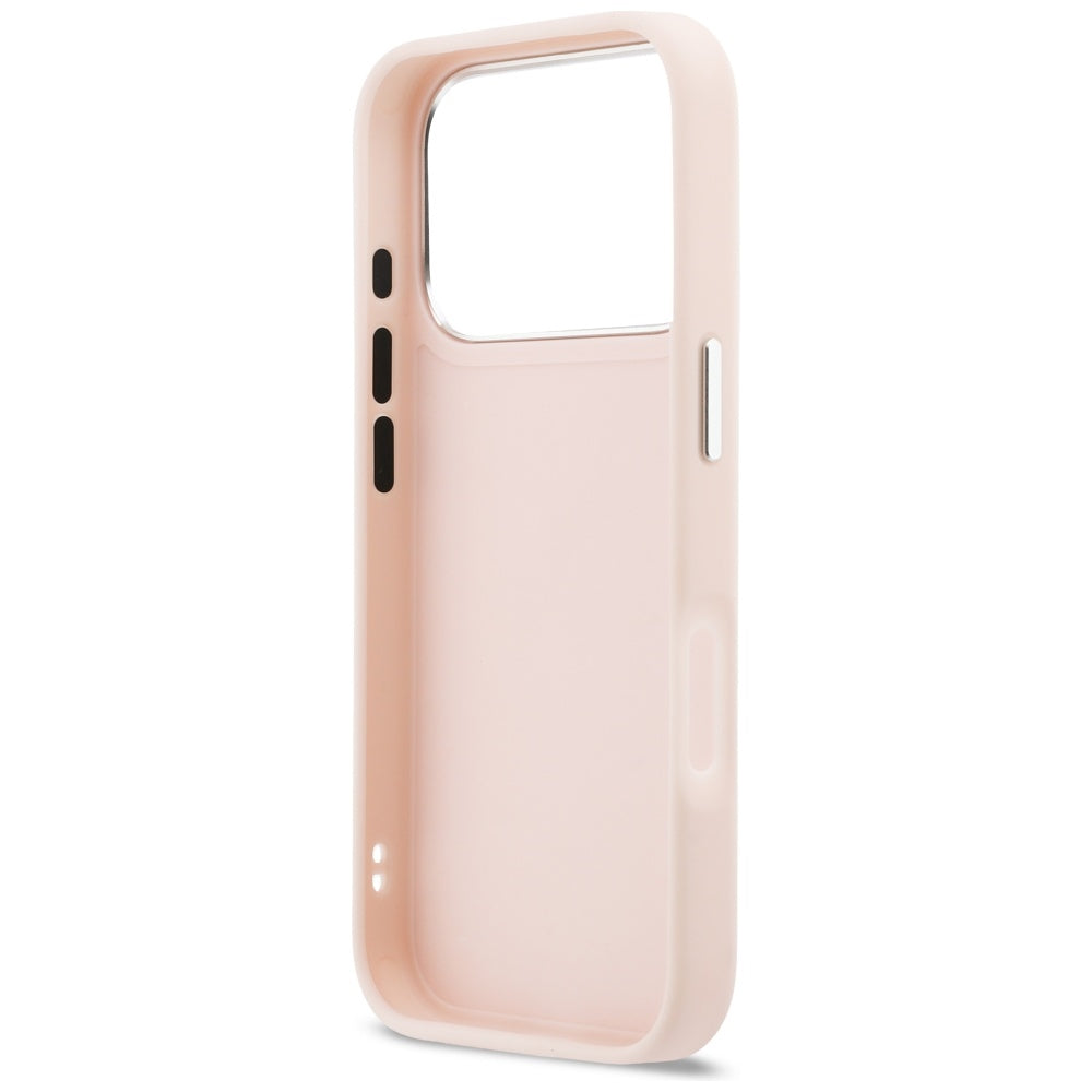 Hoes voor Apple iPhone 17 Pro Max, Karl Lagerfeld, Karl & Choupette Print met Zak, Roze