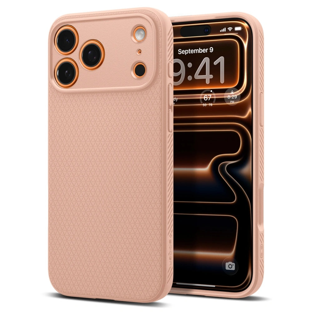 Hoes voor Apple iPhone 17 Pro Max, Spigen, Liquid Air, Roze ACS10269