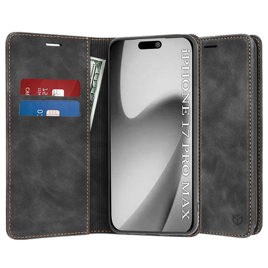 Hoes voor Apple iPhone 17 Pro Max, Techsuit, Confy, Zwart