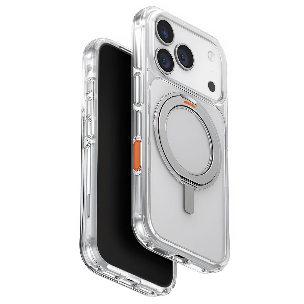 Hoes voor Apple iPhone 17 Pro Max, UNIQ, Swivix, Zilverkleurig