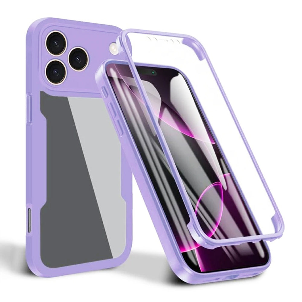 Hoes voor Apple iPhone 17 Pro, Techsuit, ColorVerse 360, Paars