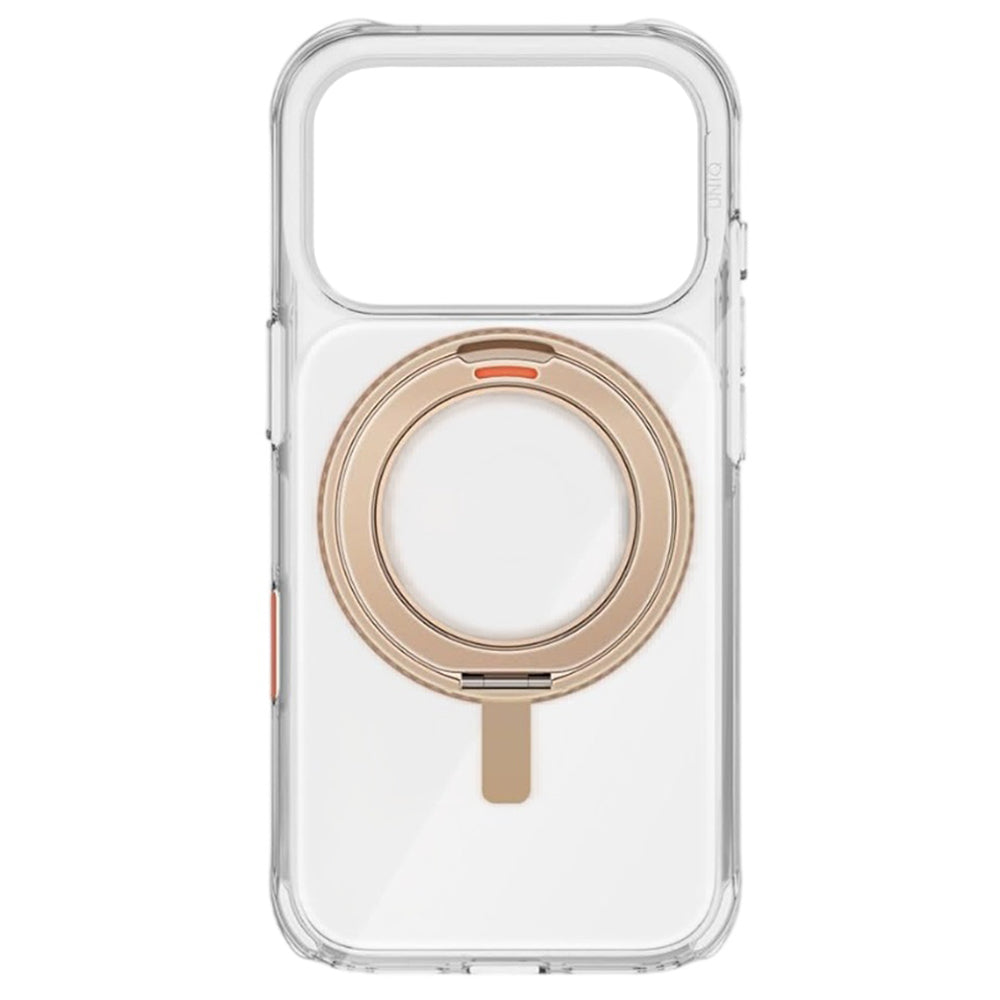 Hoes voor Apple iPhone 17 Pro, UNIQ, Swivix, Goud