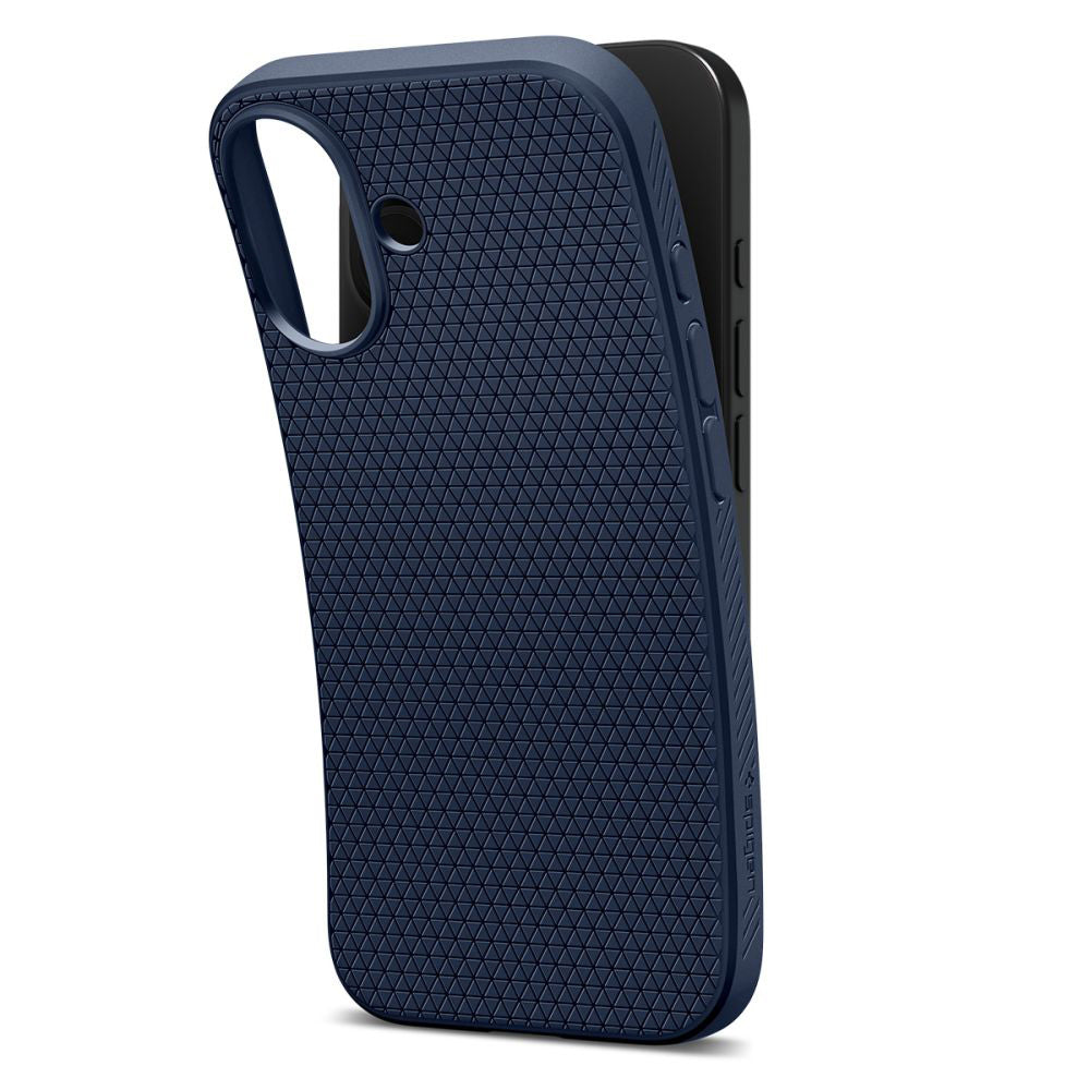 Hoes voor Apple iPhone 17, Spigen, Liquid Air, Marineblauw ACS10370
