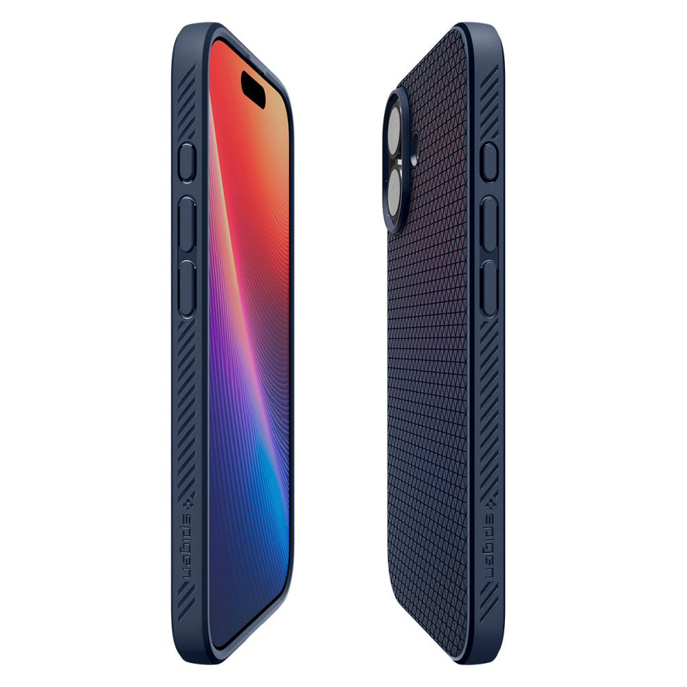 Hoes voor Apple iPhone 17, Spigen, Liquid Air, Marineblauw ACS10370