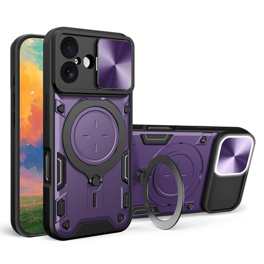 Hoes voor Apple iPhone 17, Techsuit, CamGuard Pro, Paars