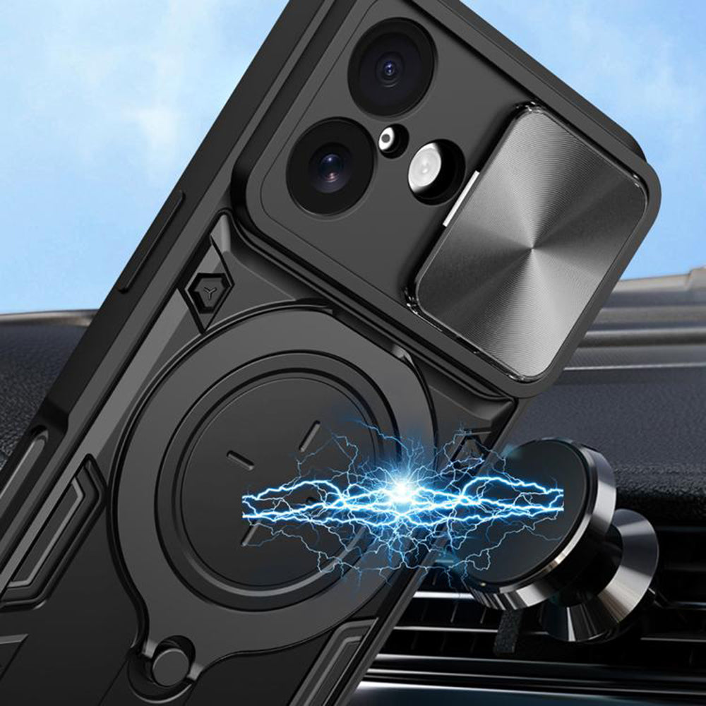 Hoes voor Apple iPhone 17, Techsuit, CamGuard Pro, Paars