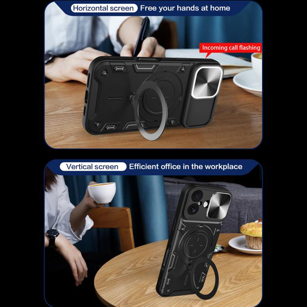 Hoes voor Apple iPhone 17, Techsuit, CamGuard Pro, Paars