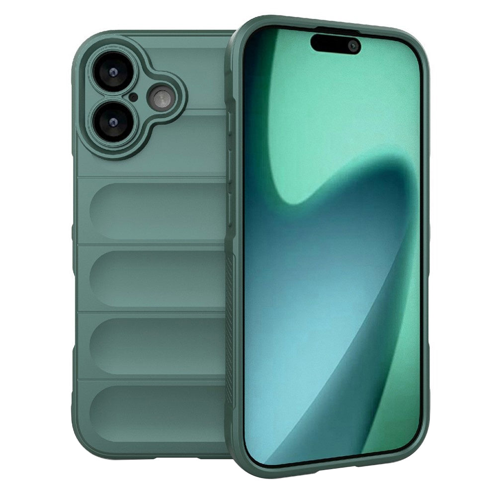 Hoes voor Apple iPhone 17, Techsuit, Magic Shield, Groen