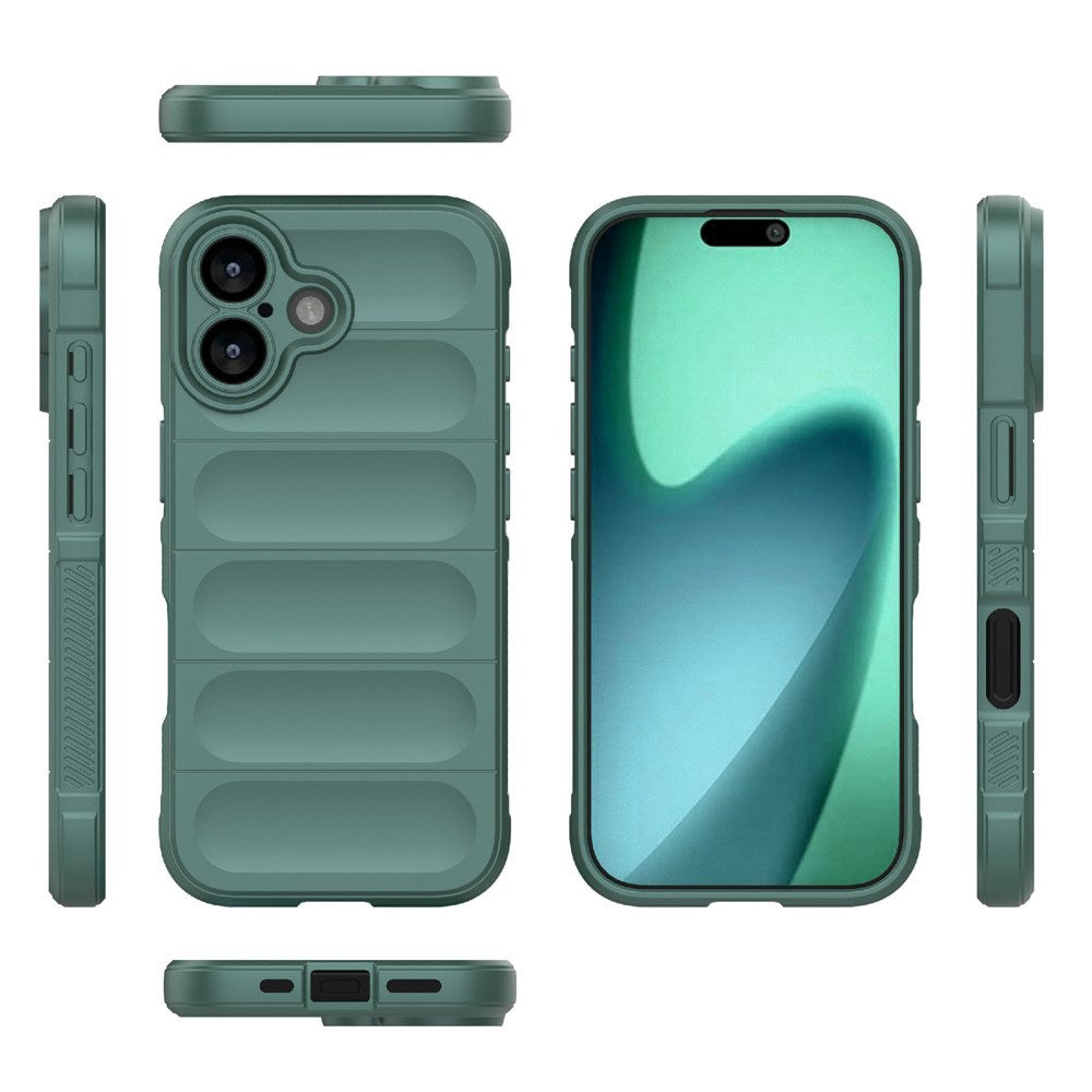 Hoes voor Apple iPhone 17, Techsuit, Magic Shield, Groen