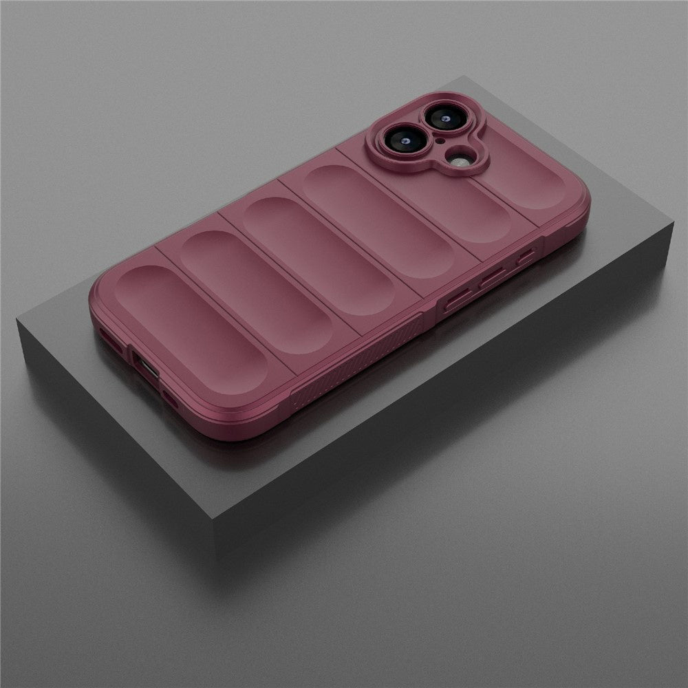 Hoes voor Apple iPhone 17, Techsuit, Magic Shield, Kersenrood