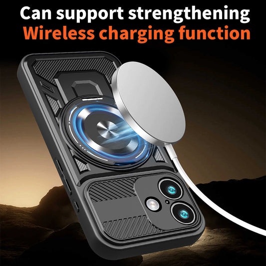 Hoes voor Apple iPhone 17, Techsuit, RuggedCam, Blauw