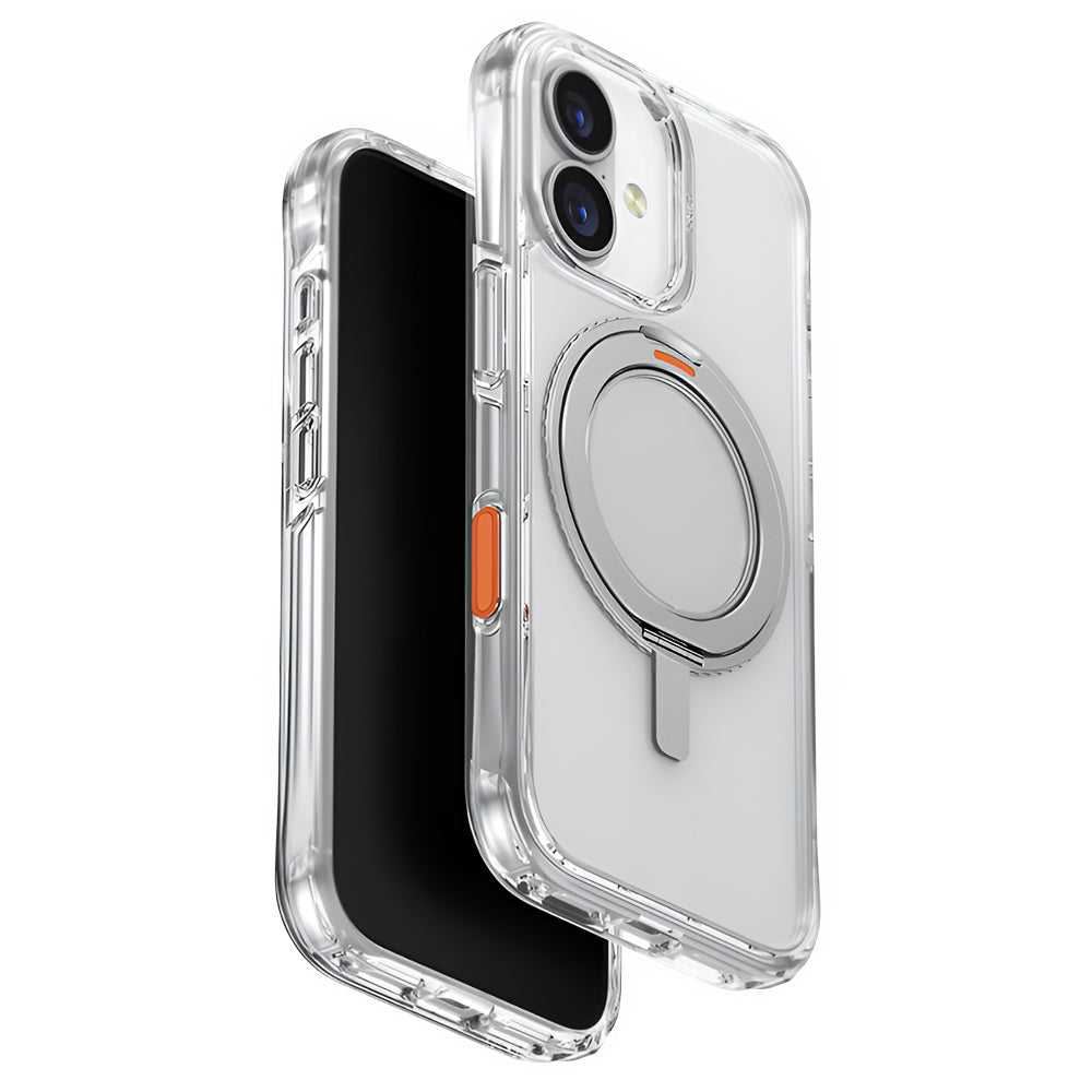 Hoes voor Apple iPhone 17, UNIQ, Swivix, Zilverkleurig