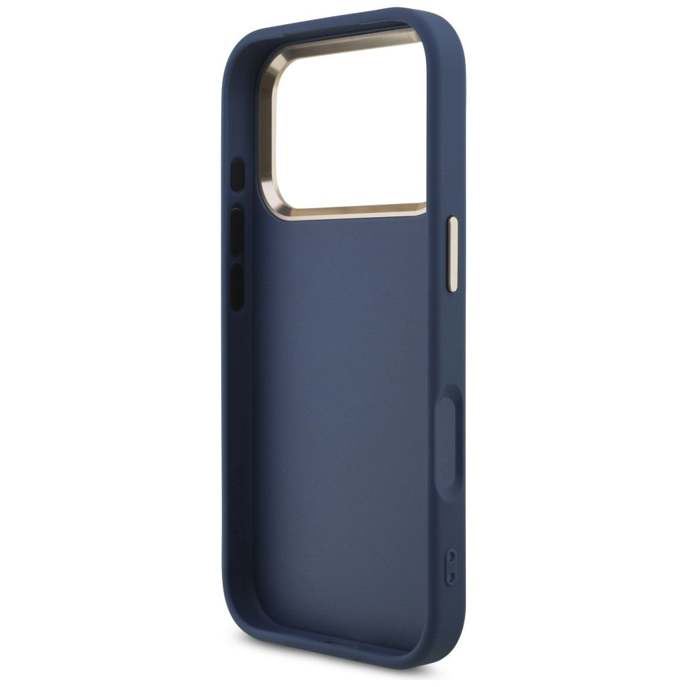 Hoes voor Apple iPhone 18 Pro / 17 Pro, Guess, 4G Big Classic Logo, Blauw