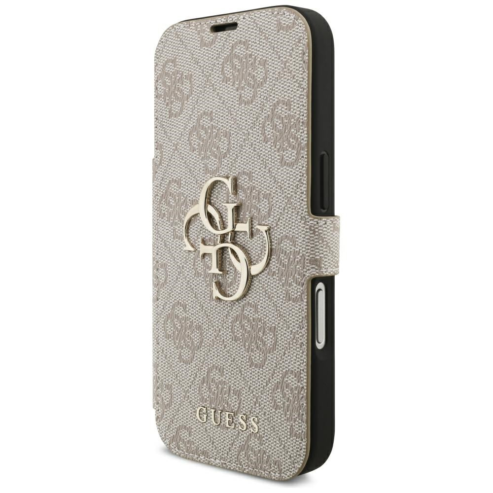Hoes voor Apple iPhone 18 Pro / 17 Pro, Guess, 4G Metal Logo, Roze