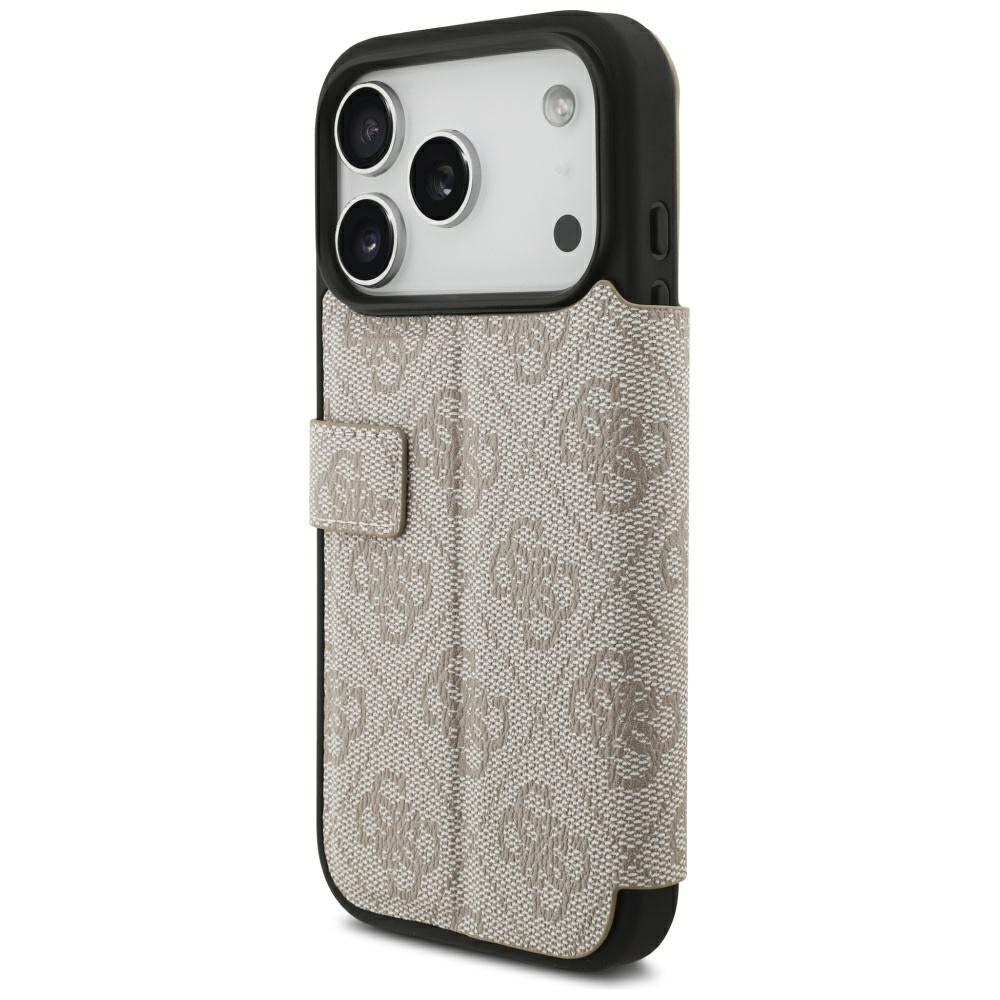 Hoes voor Apple iPhone 18 Pro / 17 Pro, Guess, 4G Metal Logo, Roze