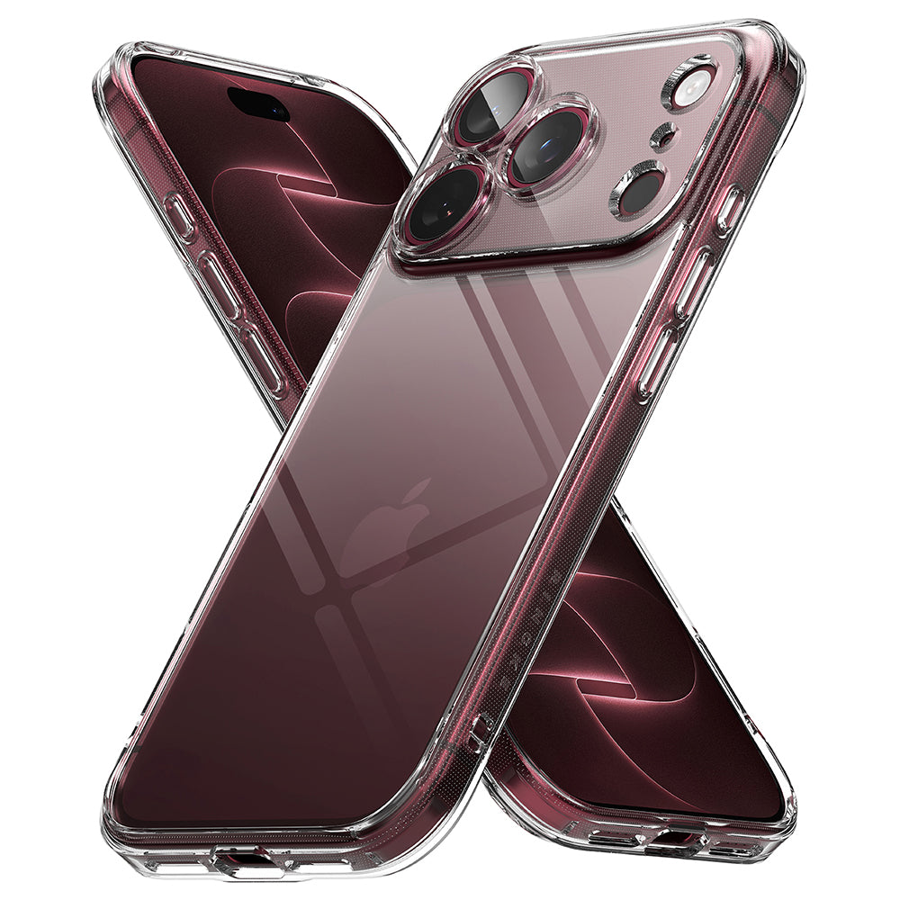 Hoesje voor Apple iPhone 18 Pro / 17 Pro, Ringke, Fusion, Transparant