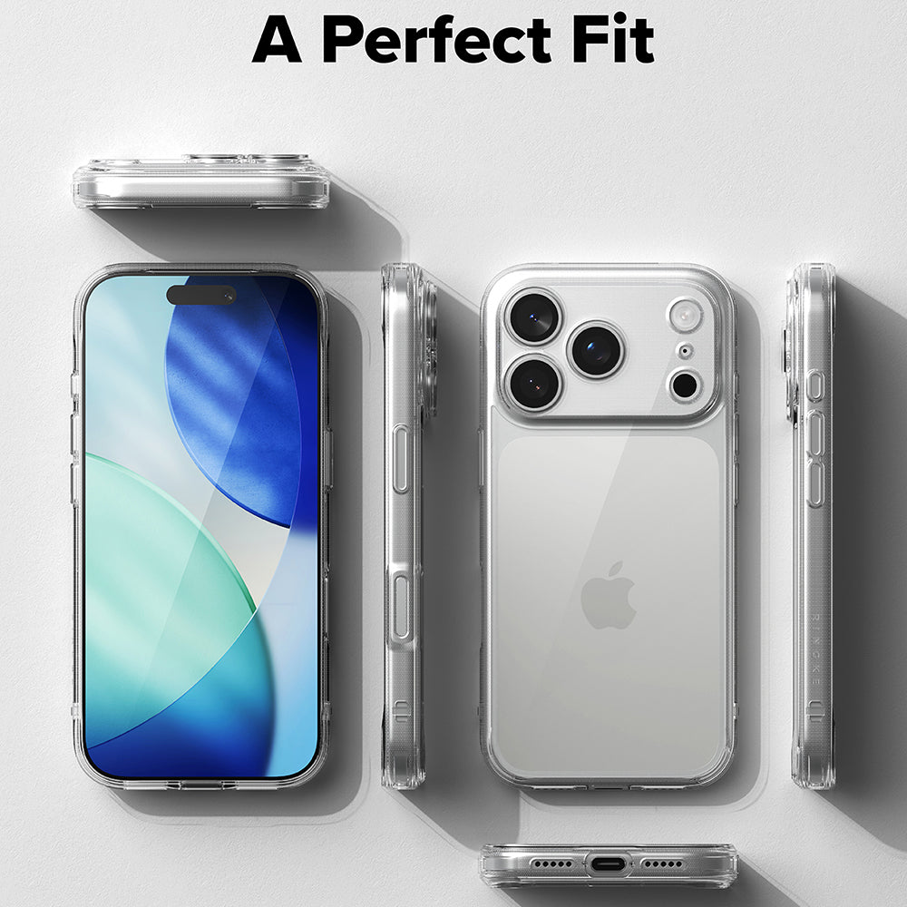 Hoesje voor Apple iPhone 18 Pro / 17 Pro, Ringke, Fusion, Transparant