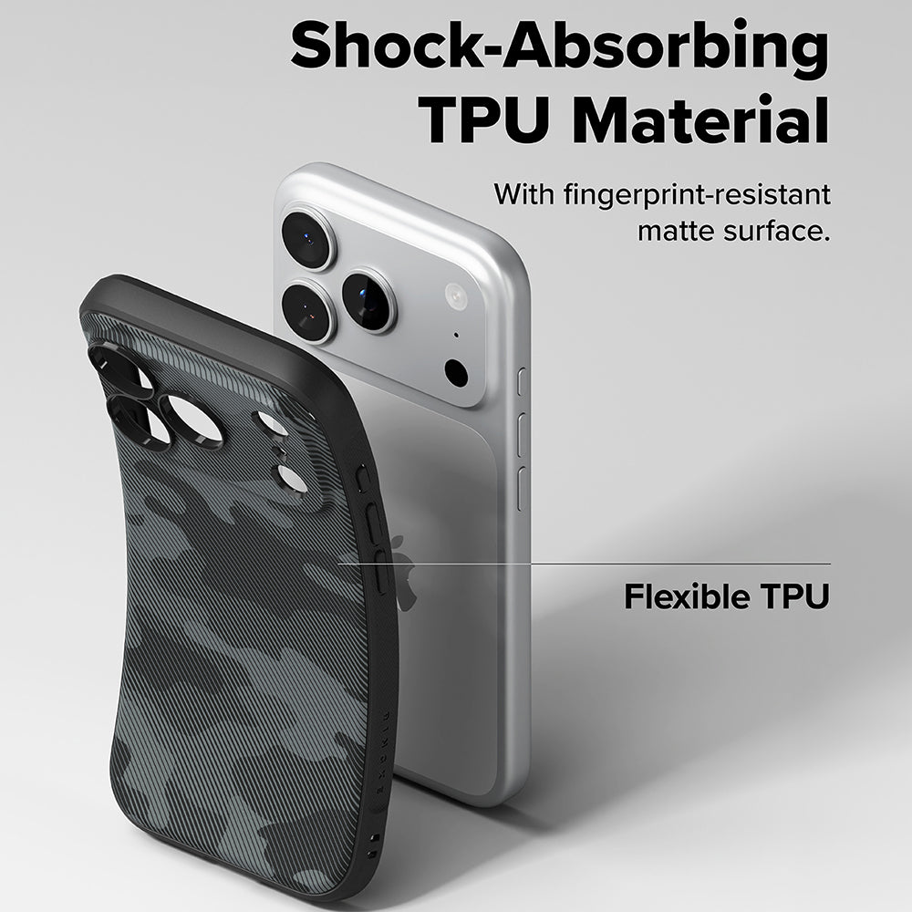 Hoes voor Apple iPhone 18 Pro / 17 Pro, Ringke, Onyx, Camouflage