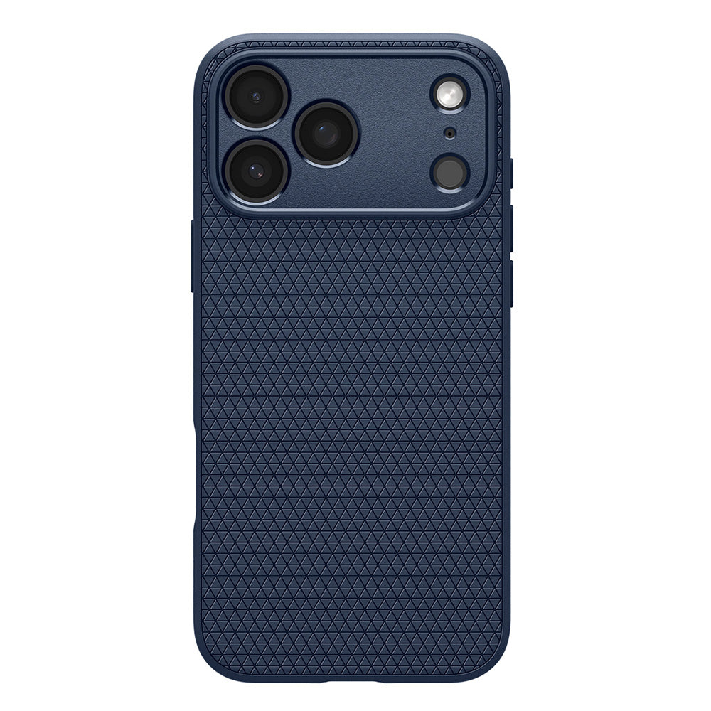 Hoes voor Apple iPhone 18 Pro / 17 Pro, Spigen, Liquid Air, Marineblauw ACS12150