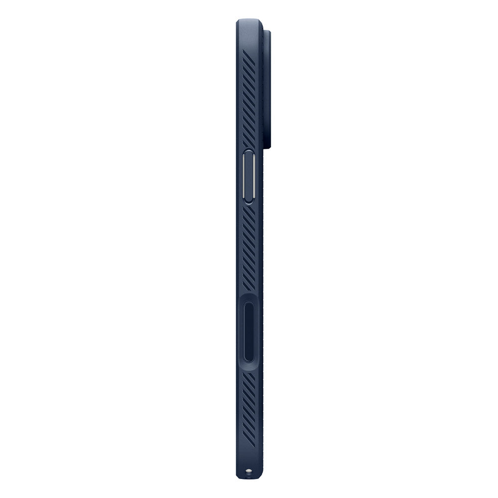 Hoes voor Apple iPhone 18 Pro / 17 Pro, Spigen, Liquid Air, Marineblauw ACS12150