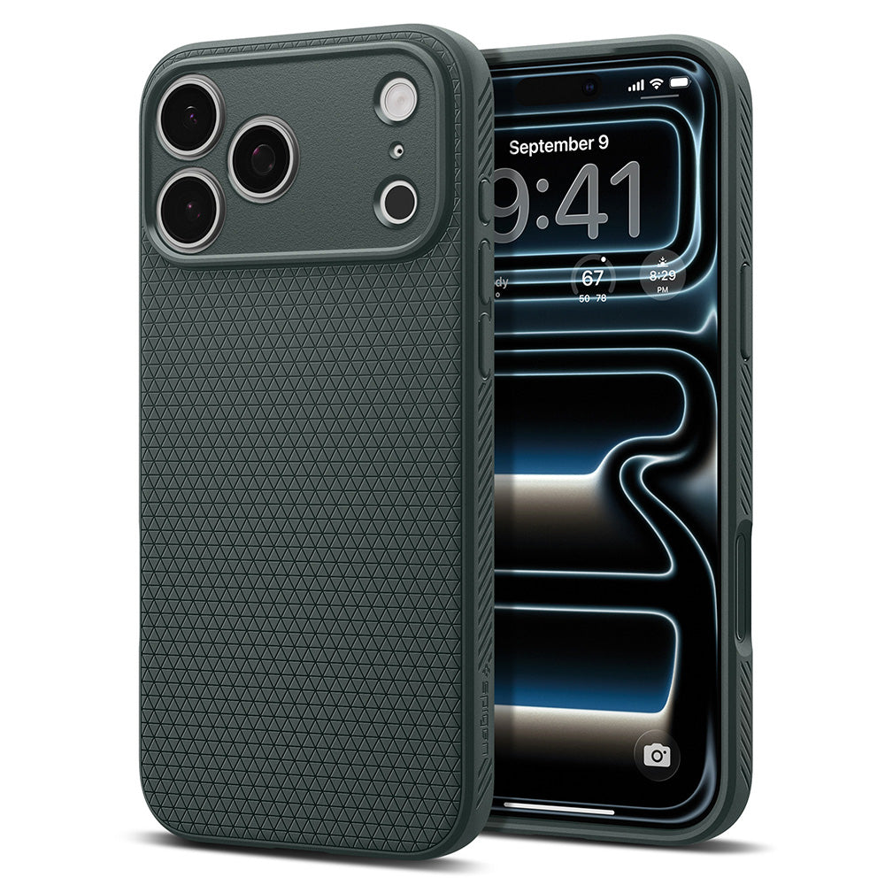 Hoes voor Apple iPhone 18 Pro / 17 Pro, Spigen, Liquid Air, Groen ACS12151
