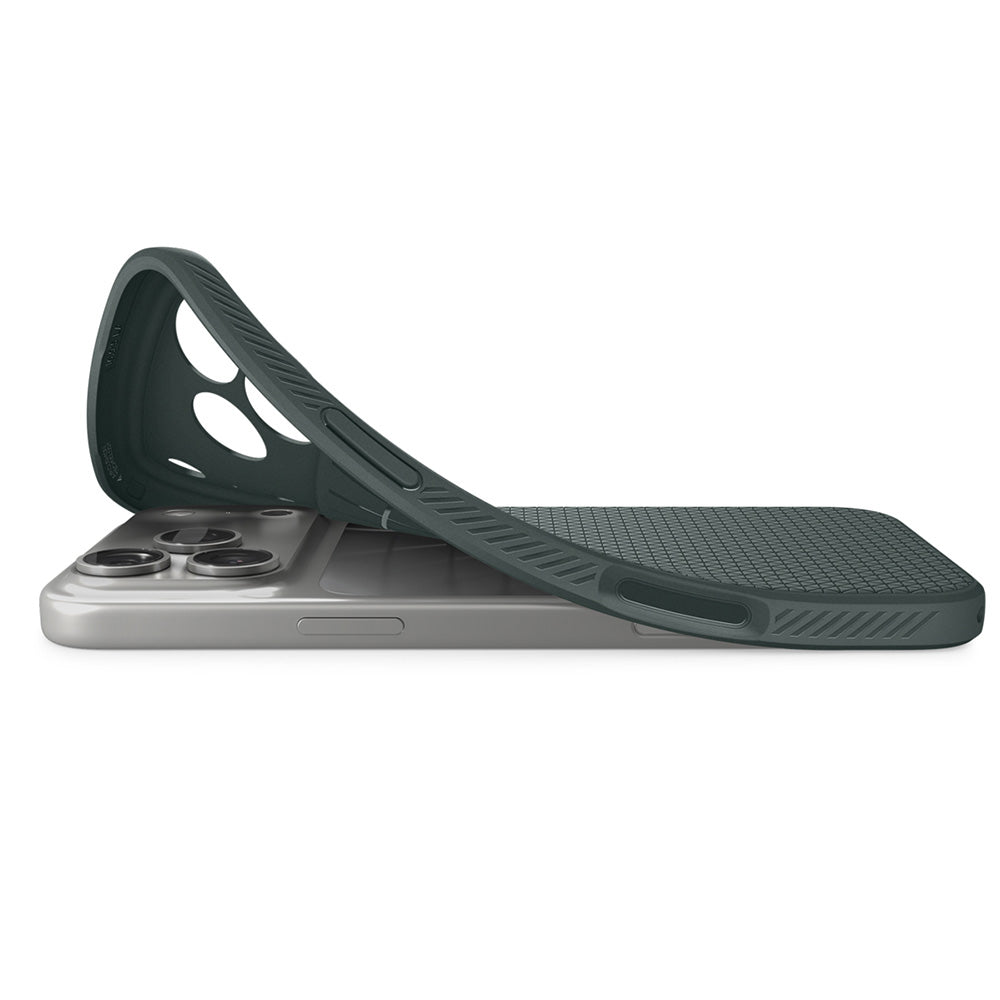 Hoes voor Apple iPhone 18 Pro / 17 Pro, Spigen, Liquid Air, Groen ACS12151
