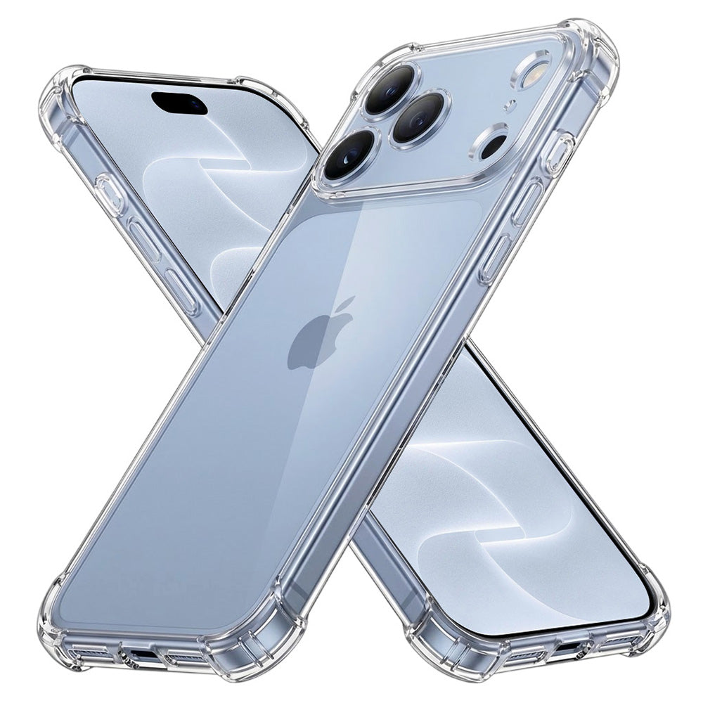 Hoesje voor Apple iPhone 18 Pro / 17 Pro, Techsuit, Schokbestendig Transparant