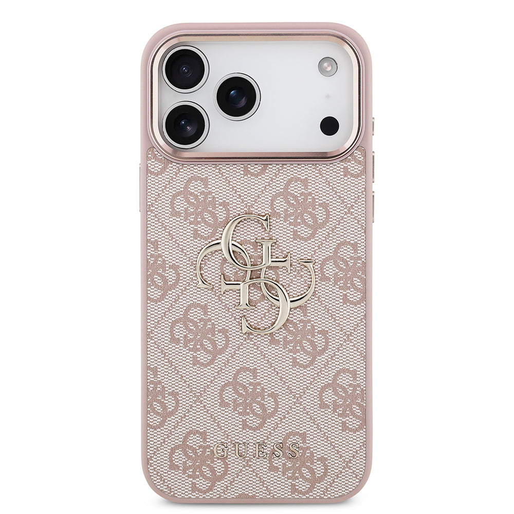 Hoes voor Apple iPhone 18 Pro Max / 17 Pro Max, Guess, 4G Big Classic Logo, Roze