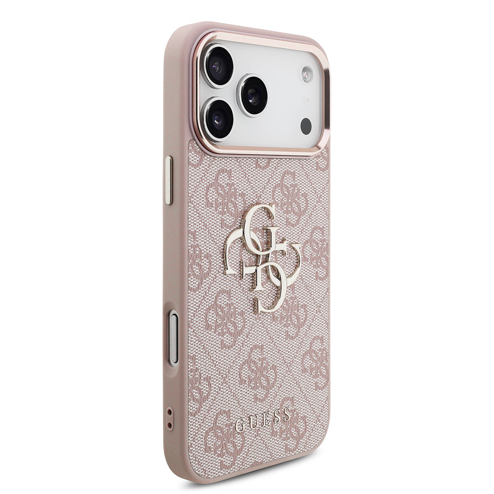 Hoes voor Apple iPhone 18 Pro Max / 17 Pro Max, Guess, 4G Big Classic Logo, Roze