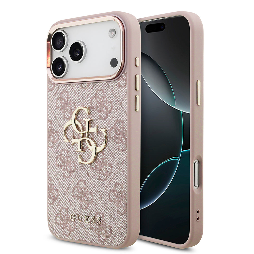 Hoes voor Apple iPhone 18 Pro Max / 17 Pro Max, Guess, 4G Big Classic Logo, Roze