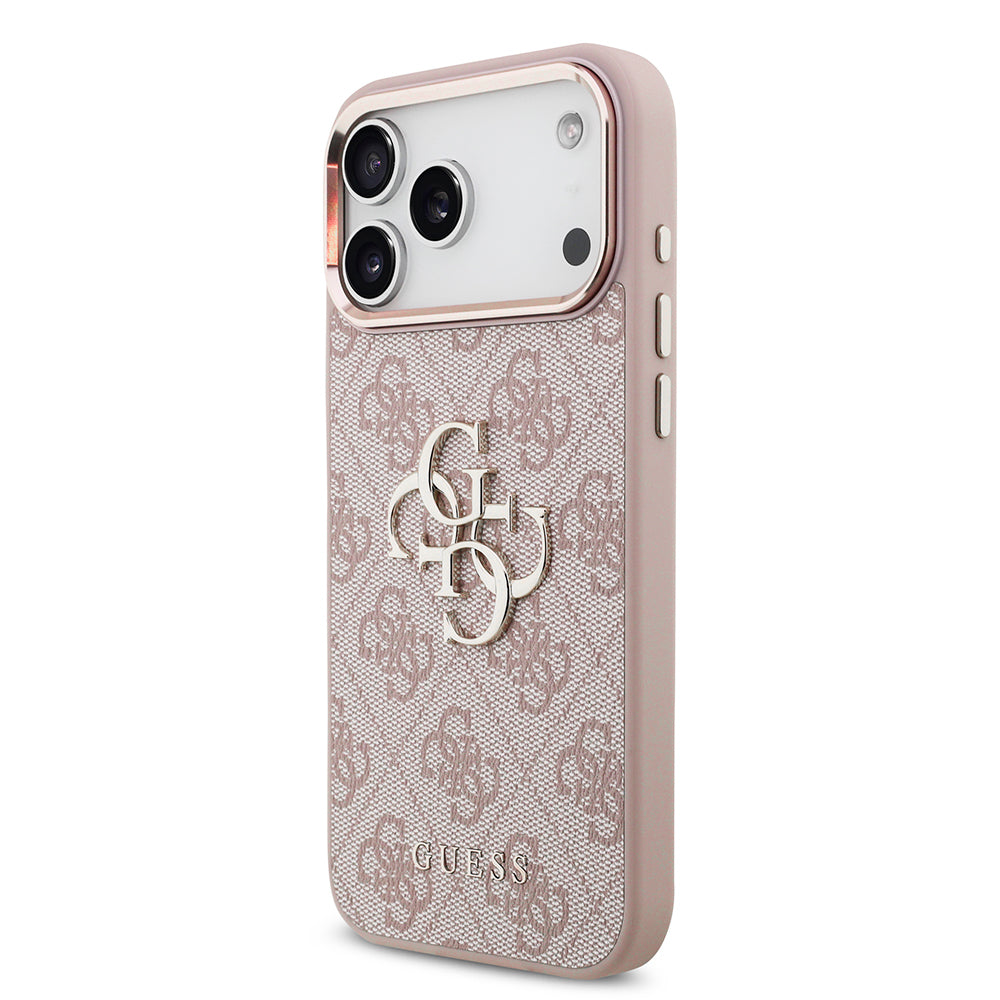 Hoes voor Apple iPhone 18 Pro Max / 17 Pro Max, Guess, 4G Big Classic Logo, Roze
