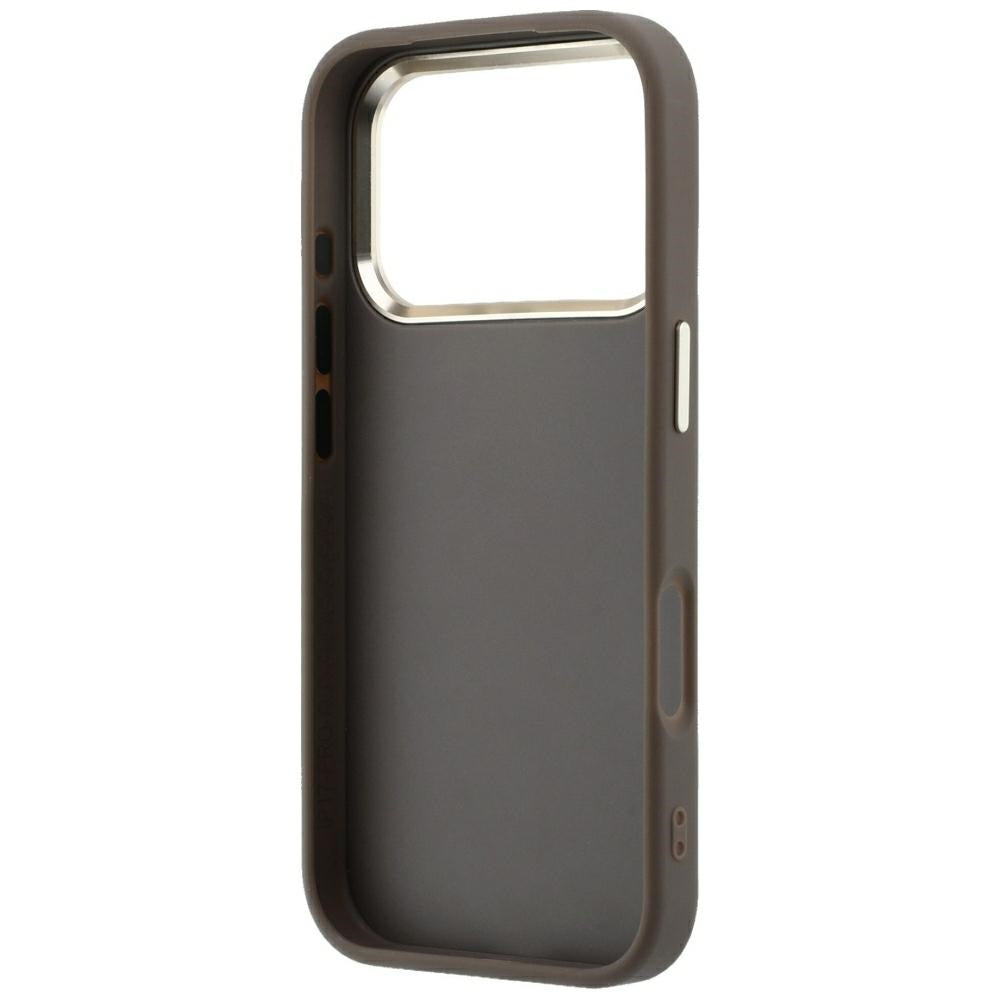 Hoes voor Apple iPhone 18 Pro Max / 17 Pro Max, Guess, 4G Big Strass Logo, Bruin