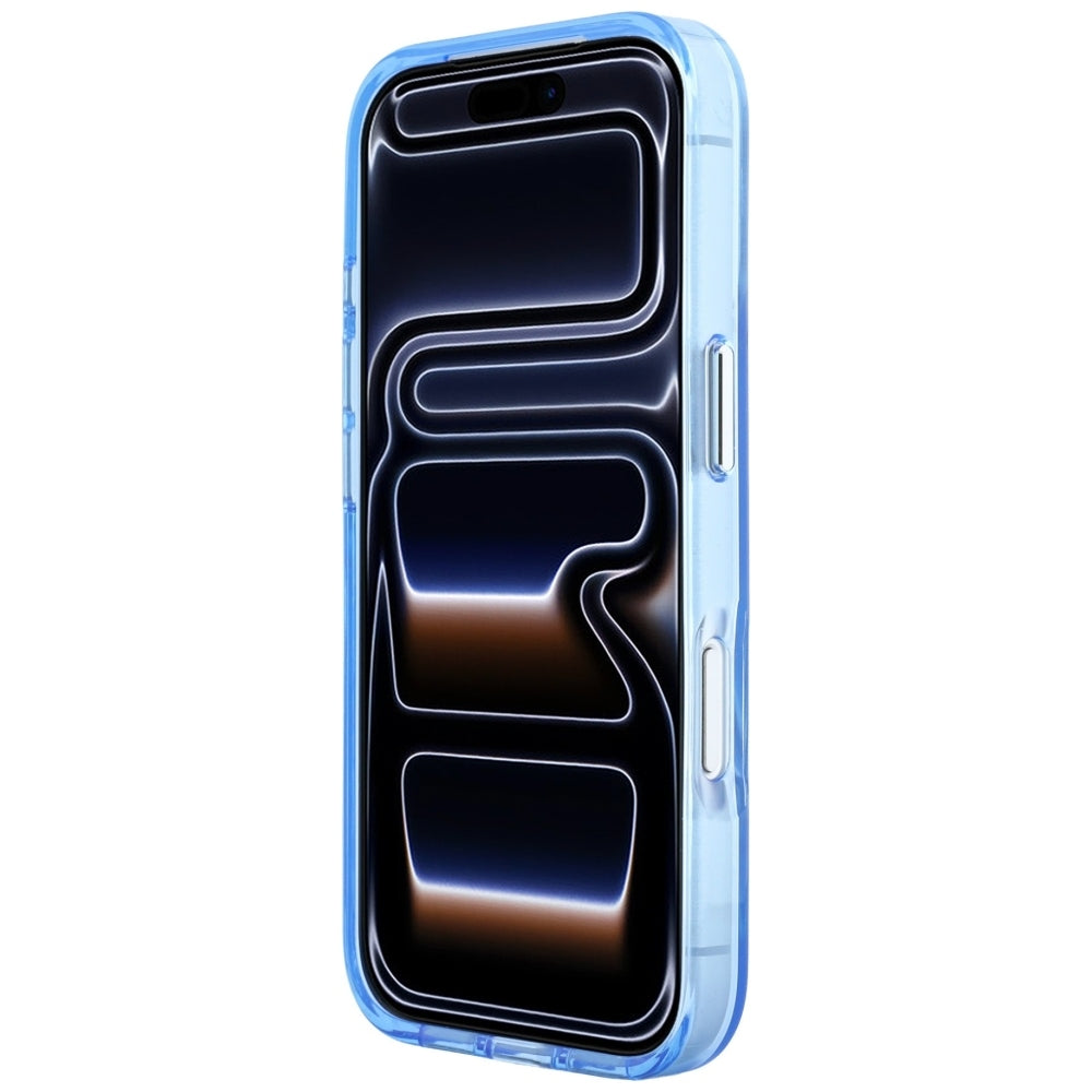 Hoesje voor Apple iPhone 18 Pro Max / 17 Pro Max, Karl Lagerfeld, IML Big Signature Resin Logo Metal Frame, Blauw