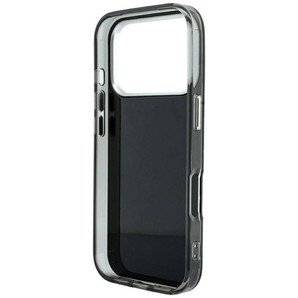 Hoes voor Apple iPhone 18 Pro Max / 17 Pro Max, Karl Lagerfeld, IML Strass-steentjes en Geëlectroplateerd Logo, Zwart