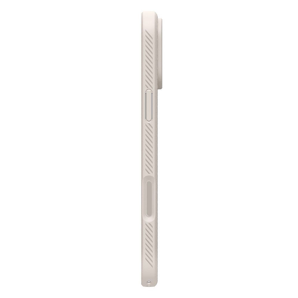 Hoesje voor Apple iPhone 18 Pro Max / 17 Pro Max, Spigen, Liquid Air, Beige ACS12114